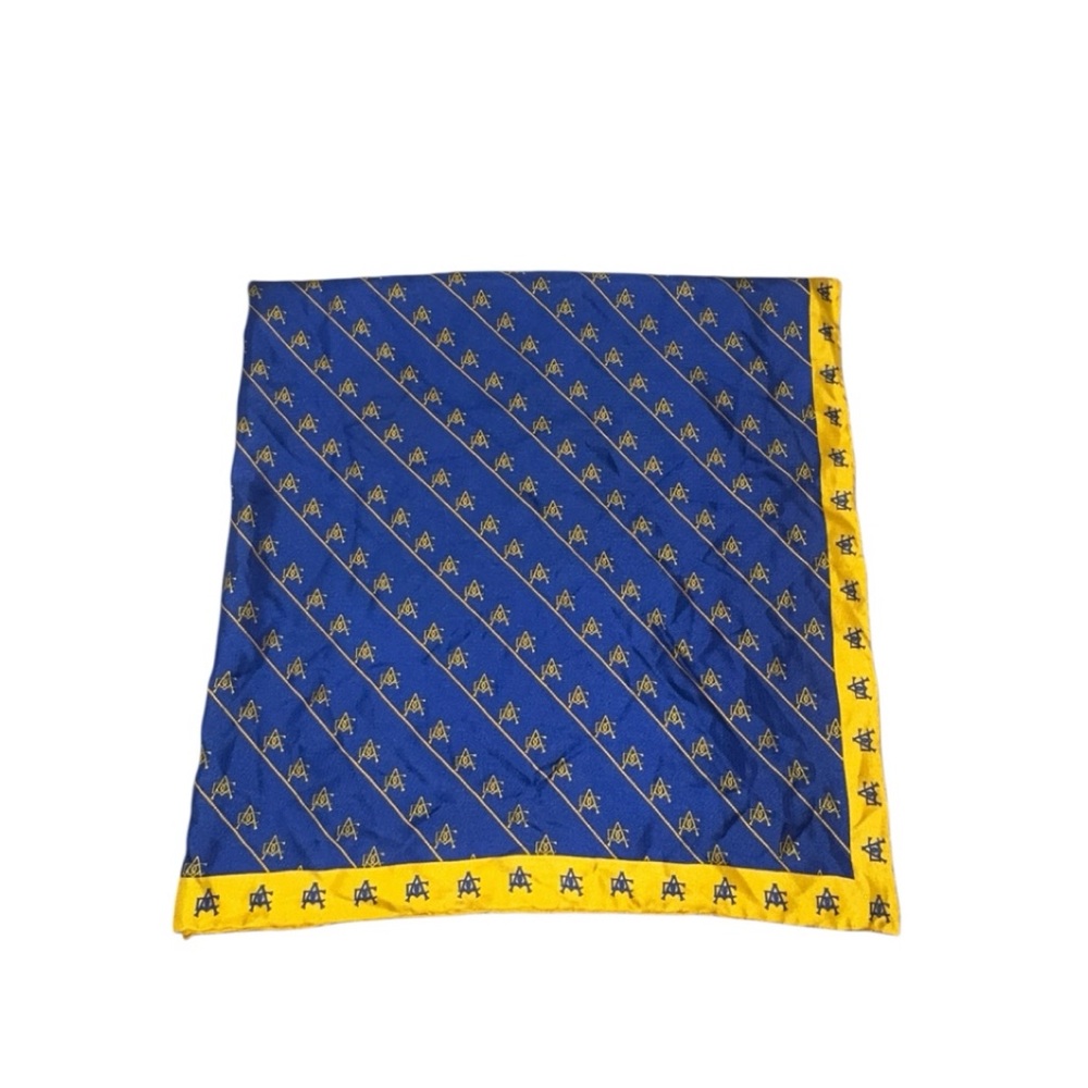 Rockmount Ranch Wear Denver‎ Athletic Club Limited Edition 100% Silk Scarf 33.5”